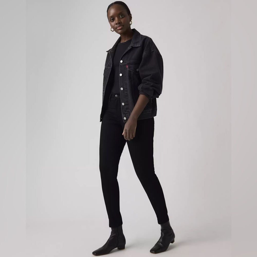 Levi's‎ 721 High Rise Skinny Black Jeans Women's